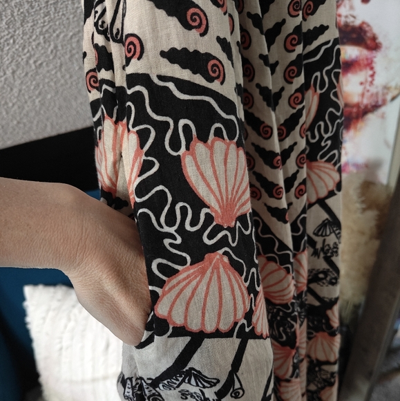 Free People 🤍 Zandra Rhodes Collab Jumpsuit XS (S/M) - Picture 7 of 16